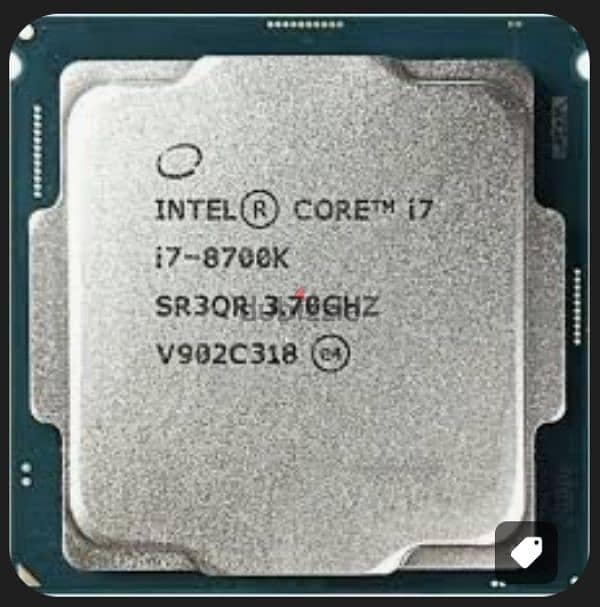 بروسيسور إنتل جيل ثامن i78700k 0