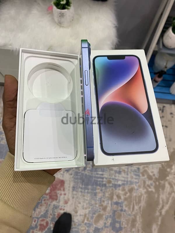 iPhone 14 128 giga معاه الكرتونه معفي من الضرايب 5