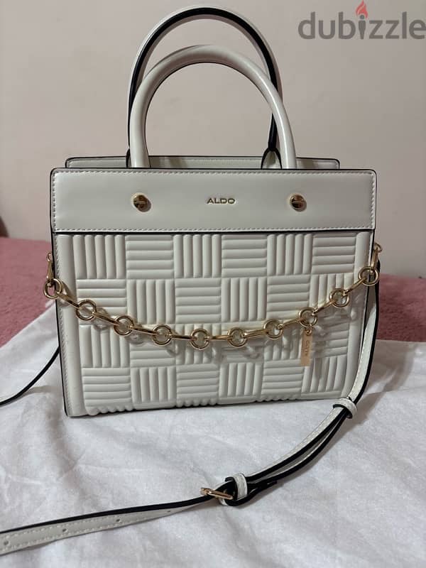 Aldo original white bag 0