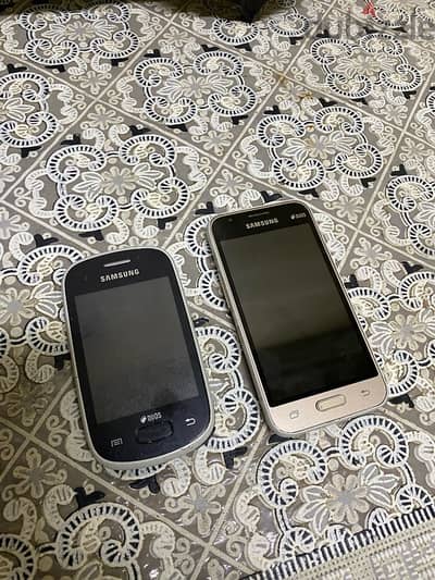 Two Samsung mobile phones