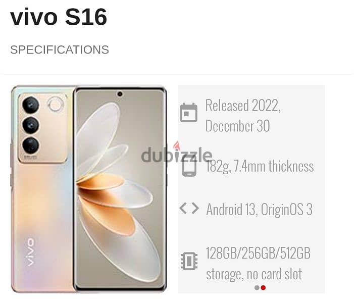 vivo s16 5G secondhand (like new) 0