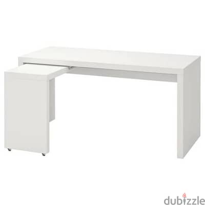 IKEA MALM pull-out desk