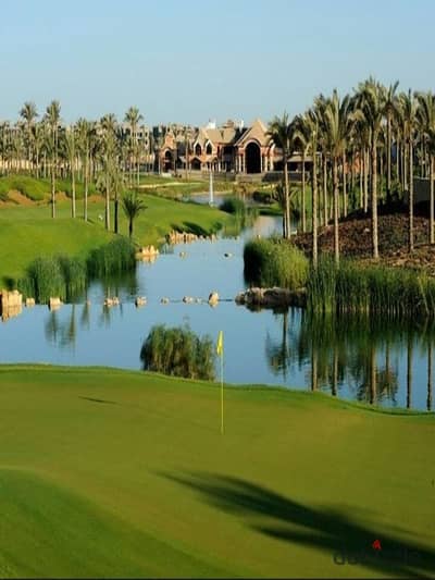 Villa 1600 m for sale, first row on golf, with private swimming pool in Katameya Dunes Compound, New Cairo