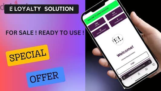 E Loyalty Solution-Web App Solution. Special Offer !