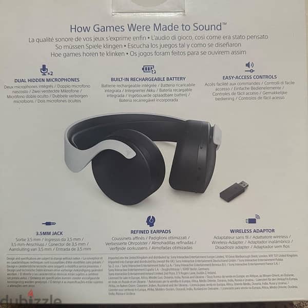 playstation 5 wireless Headset 3D 2