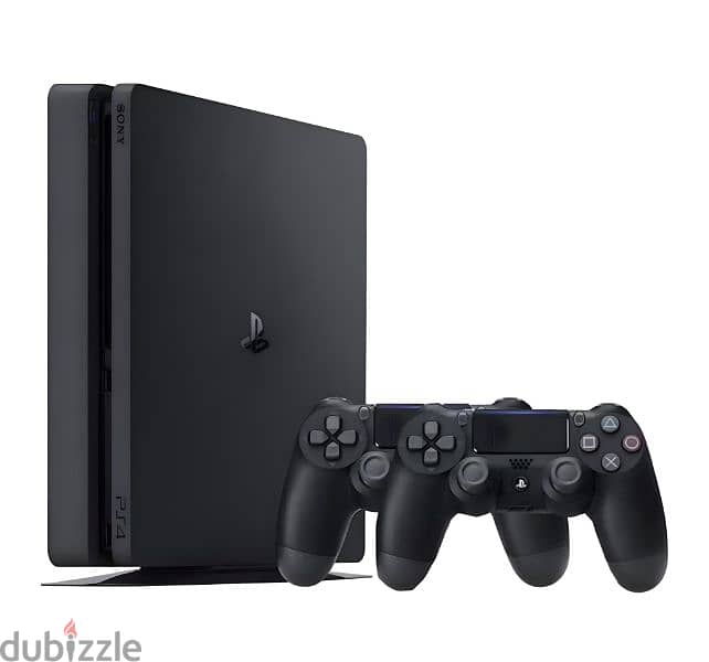 PlayStation 4 SlimConsole With 2 Dualshock Controllers 1