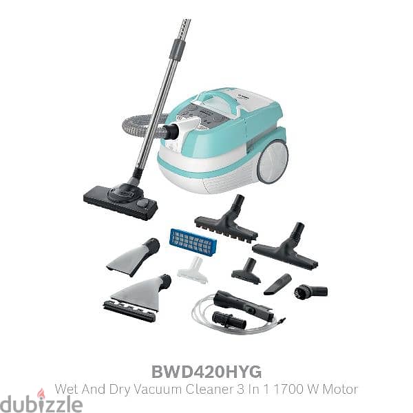 Bosch Series 4 Wet & Dry Vacuum 2000 wattمكنسة كهربائية بوش رطبة وجافة 1