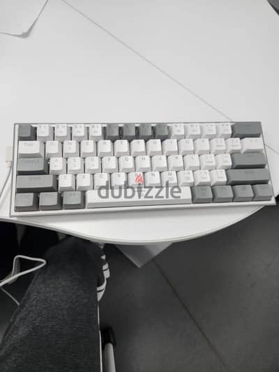 REDRAGON K617 Fizz RGB White-Grey Mechanical Tournament Keyboard 60% T