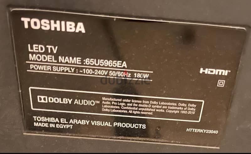 TOSHIBA SMART 65 LED 2