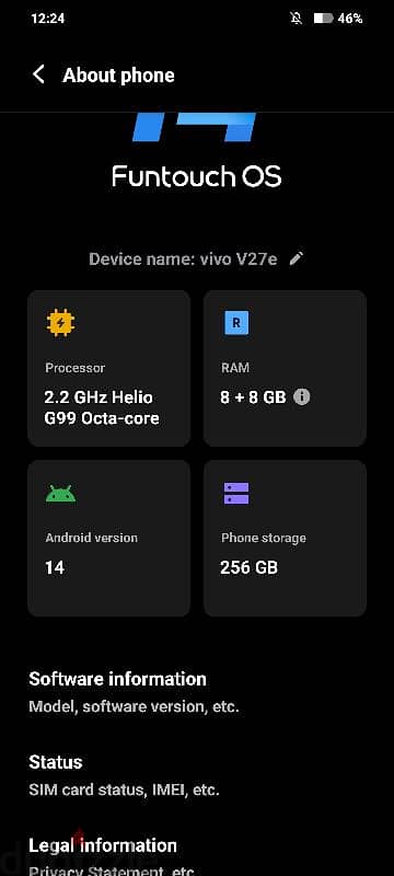 vivo v27e 6