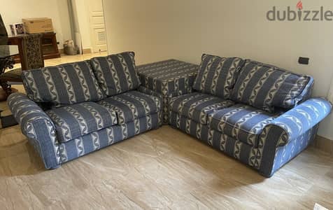 2 x 2 Seater Couch w/side table