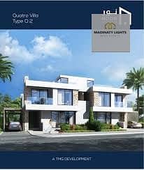 Villa for sale in Nour City Q2, reservation 2023, largest land area of ​​400