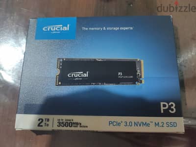 Crucial P3 2TB PCIe Gen3 SSD