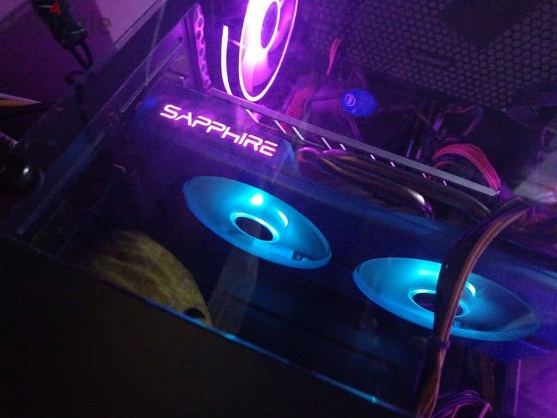 Rx580 8g sapphre Nitro كارت شاشه 1