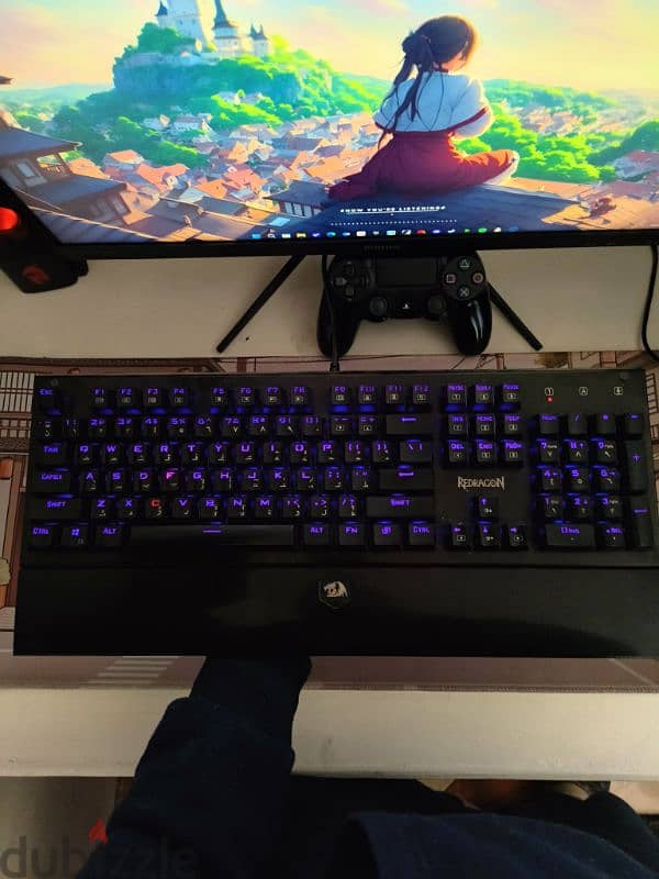 Redragon ARYAMAN K569 RGB MECHANICAL GAMING KEYBOARD- Blue switch 1