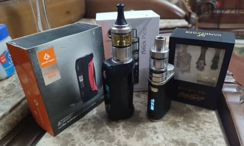 Vape ٢ كيت كامل للبيع جاهز على الاستخدام