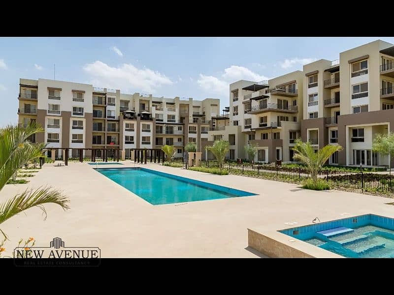 Open View Apartment for sale in Uptown Cairo - Sierras, Fully Finished, BUA 217 sqm, 3 bedrooms, 3 bathrooms 0