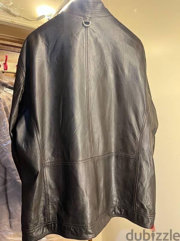 Massimo dutti leather jacket 4