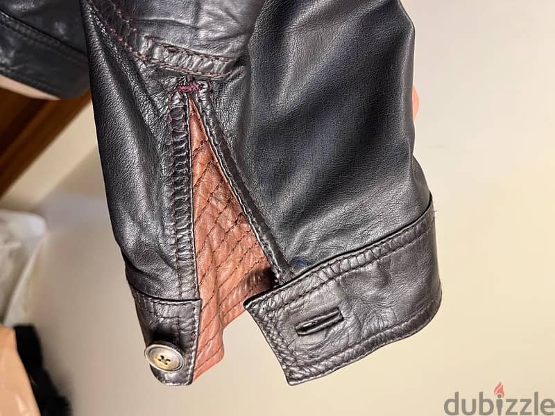 Massimo dutti leather jacket 6