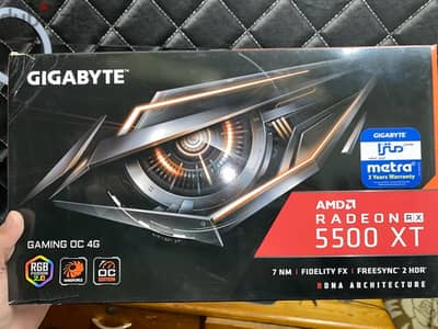 RX 5500XT 4GB GIGABYTE - 3 FAN EDITION