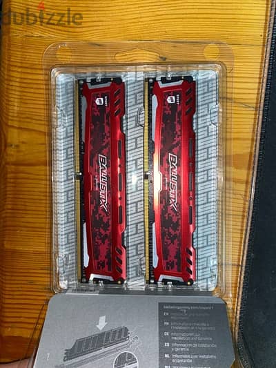 Crucial Ballistix DDR4 2*8 Kit 2400MHZ