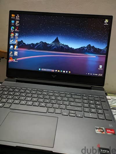 Hp victus 15 gaming laptop (like new-كسر زيرو)