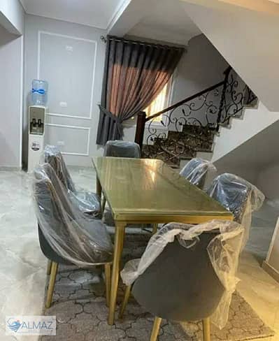 Furnished duplex for rent in Achrafieh Compound in Fifth Settlement near to El Rahab