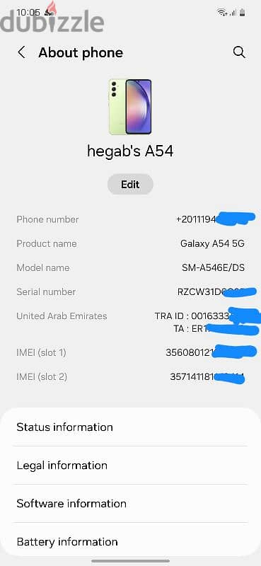 samsung A54 5g 256gb