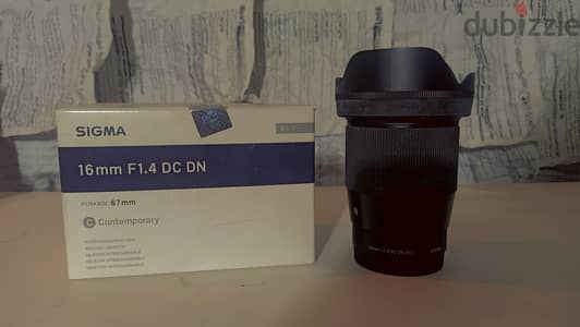 Sigma 16mm f-1.4 DC DN Contemporary Lens For Sony E