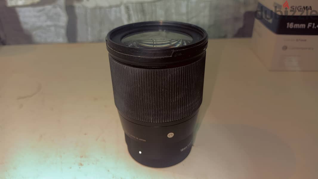 Sigma 16mm f-1.4 DC DN Contemporary Lens For Sony E 2