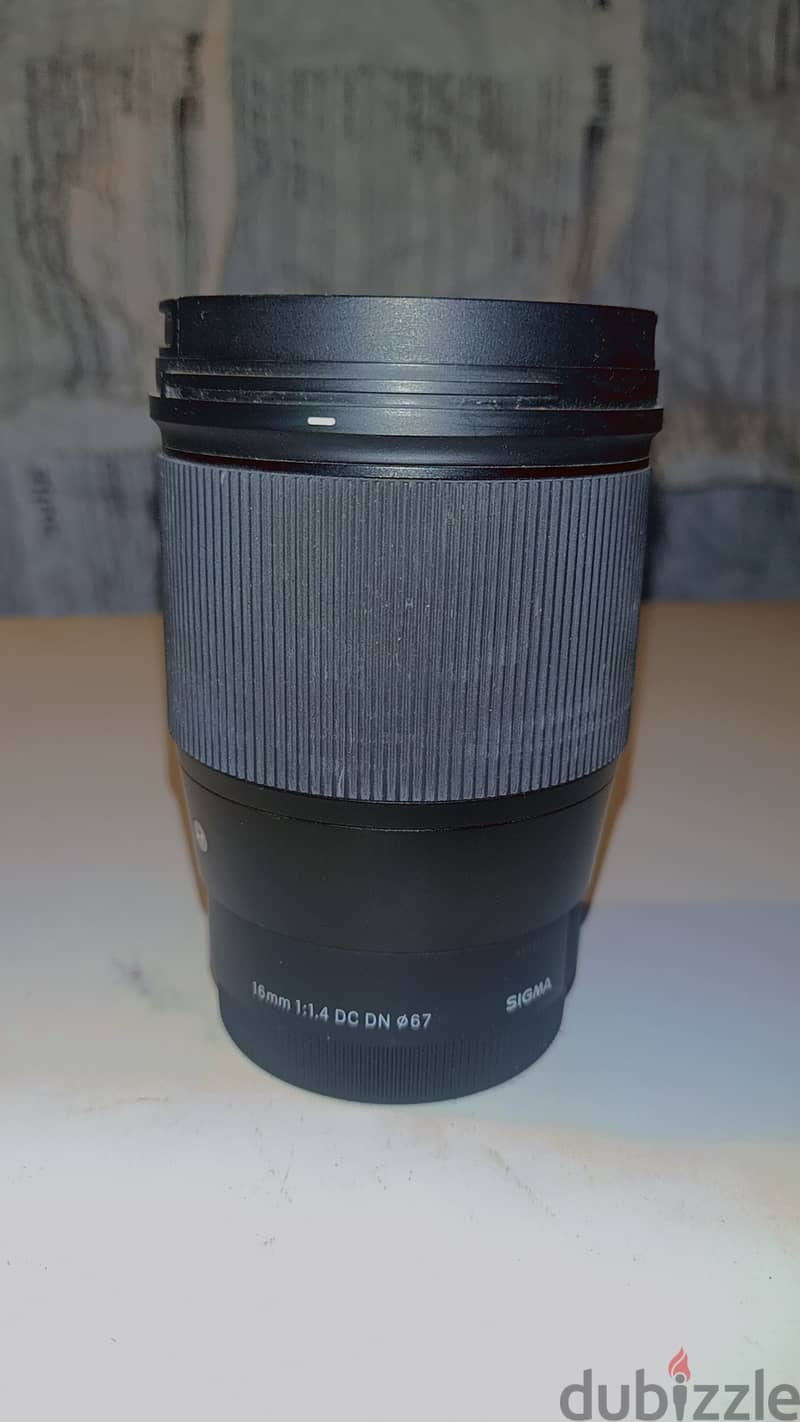 Sigma 16mm f-1.4 DC DN Contemporary Lens For Sony E 5