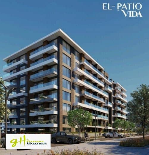 apartment 214m in the 6th Settlement in El patio vida Compound by the real estate developer Lavista - with a 5% down payment 0