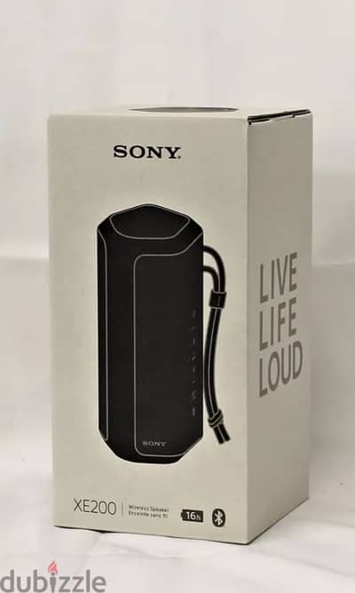 New - Sony SRS-XE200 Portable Wireless Bluetooth Speaker - Black