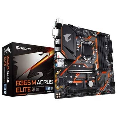 MOTHERBOARD GIGABYTE B365M AOURUS ELITE  PROCCESOR COREI5-9400F