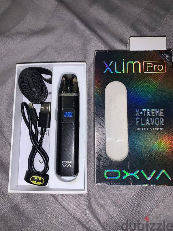 بود فيب oxva xlim pro معاه كل حجيتها و معاها كارتيدج بود ايكس ليم 0