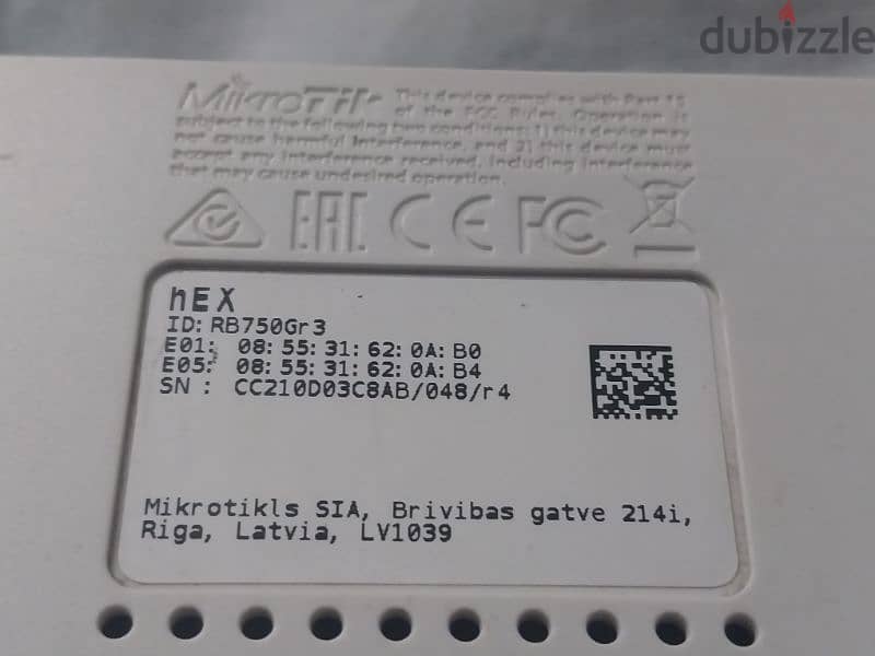 MIKROTIK RB750GR3   روتر بورد ميكروتك 6