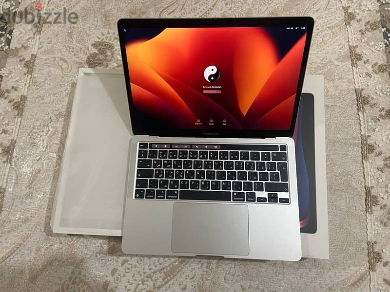 Macbook Pro M2 New جهاز جديد اتشحن مرة واحده فقط عربي انجليزي بالعلبه 5