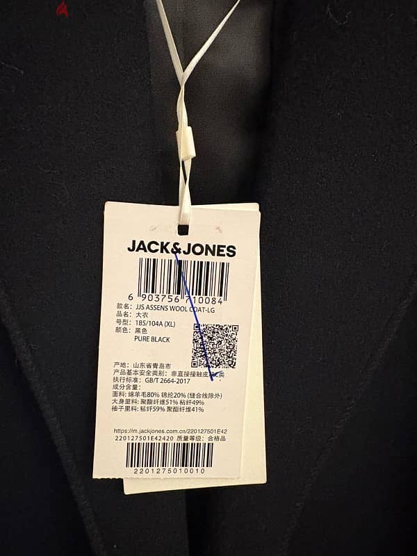 black coat jack & jones 2