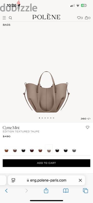 Polene Cyme in Taupe