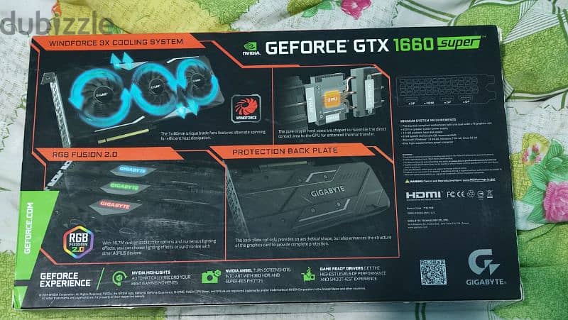 GTX 1660S 3X windforce 3