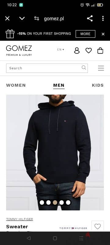 Tommy Hilfiger wool cashmere pullover hoodie 5