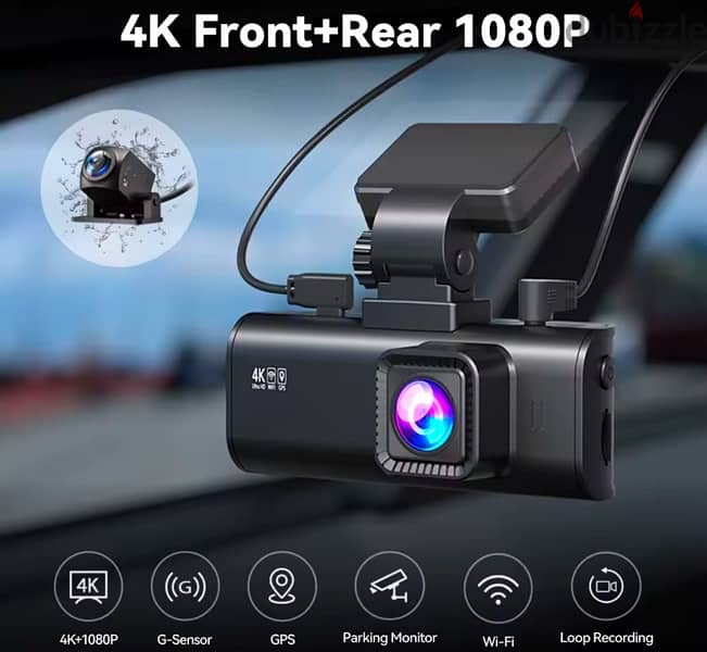 REDTIGER F7N PRO DASH camera 4K Video Recorder  WIFI GPS 1