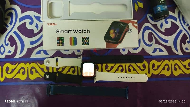 smart watch T55+ ساعة ذكية 5