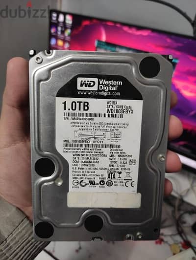 wd black 1Tb hdd