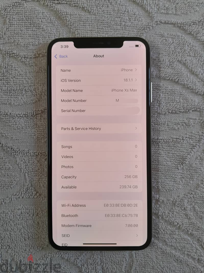 iPhone XS Max - 256 1