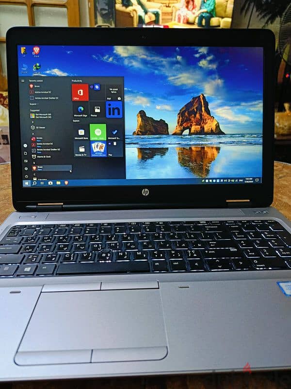 لابتوب HP ProBook 650 G3 Intel core i7 HQ جيل سابع 2