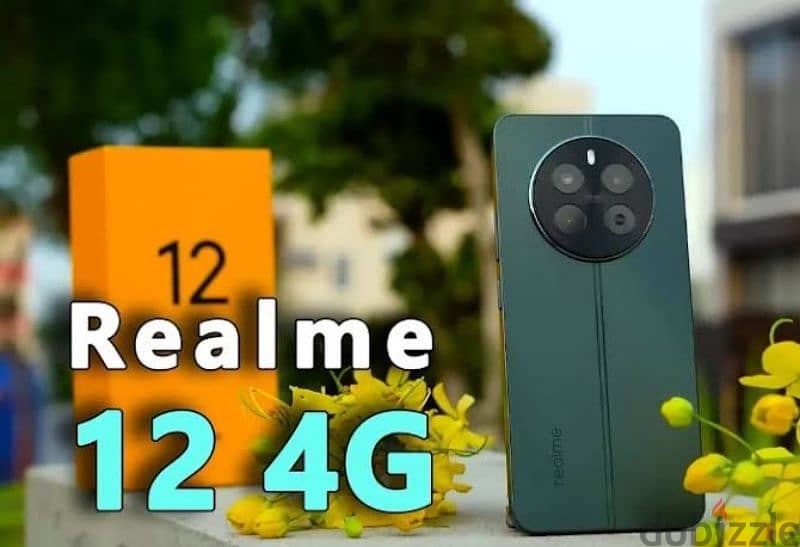 تليفون ريلمي 12- 4G - بالضمان و الفاتورة - جديد لم يستعمل 4