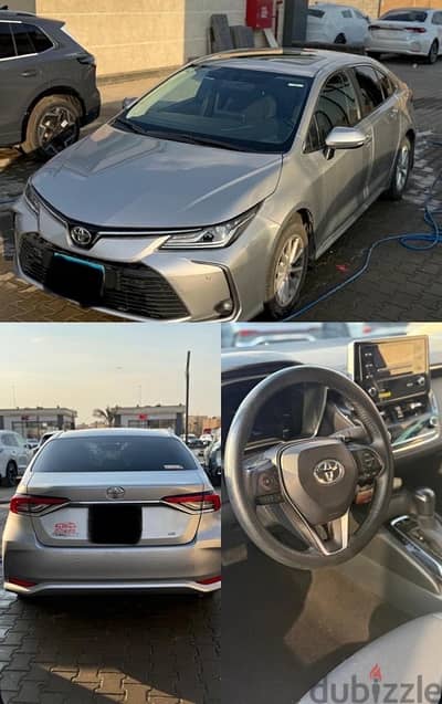 Toyota Corolla 2023 كورولا ٢٣ وكيل فئة رابعة فتحة سقف