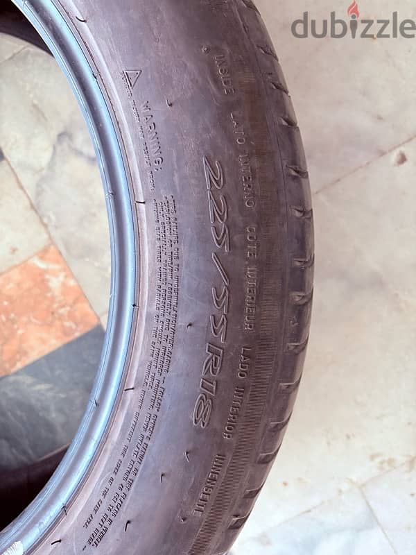 Michelin tires Green X 225/55R18  جنوط 18 6