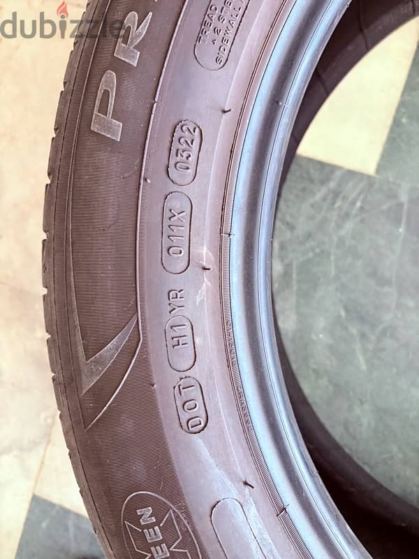 Michelin tires Green X 225/55R18  جنوط 18 8